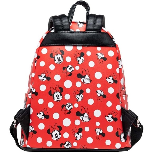 Loungefly Disney Minnie Mouse Red and White Backpack - Picture 2 of 15